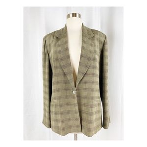 AJ Christopher Women's Blazer 100% Silk Size 12